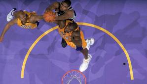 PLATZ 19: 30,6 PER - Shaquille O'Neal (Los Angeles Lakers) in 12 Spielen in den Playoffs 2003.