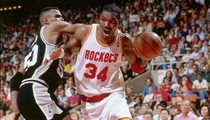 PLATZ 1: 39,0 PER - Hakeem Olajuwon (Houston Rockets) in 4 Spielen in den Playoffs 1988.