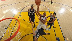 Platz 8: 25 Punkte - GOLDEN STATE WARRIORS vs. San Antonio Spurs 113:111, Spiel 1 der Western Conference Finals 2017