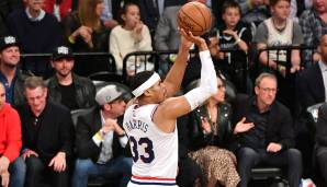6/6 Dreier - Tobias Harris (Philadelphia 76ers) in Spiel 3 der ersten Runde 2019 gegen die Brooklyn Nets - Ergebnis: 131:115.