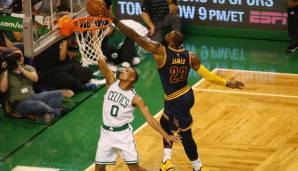 Platz 3 - Avery Bradley (Boston Celtics): -42 vs. Cleveland Cavaliers am 19.05.2017.