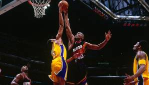 Platz 17: 65 Punkte - Los Angeles Lakers vs. Phoenix Suns - 87:65 in Spiel 5 der Western Conference Semifinals 2000.