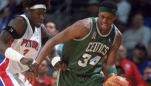 Platz 10: 64 Punkte - Boston Celtics vs. Detroit Pistons - 66:64 in Spiel 3 der Eastern Conference Semifinals 2002.