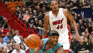 Platz 4: 63 Punkte - Miami Heat vs. New Orleans Hornets - 93:63 in Spiel 2 der ersten Runde 2004.