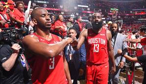 Die Houston Rockets um James Harden und Chris Paul scheiterten in den Playoffs erneut an den Golden State Warriors.