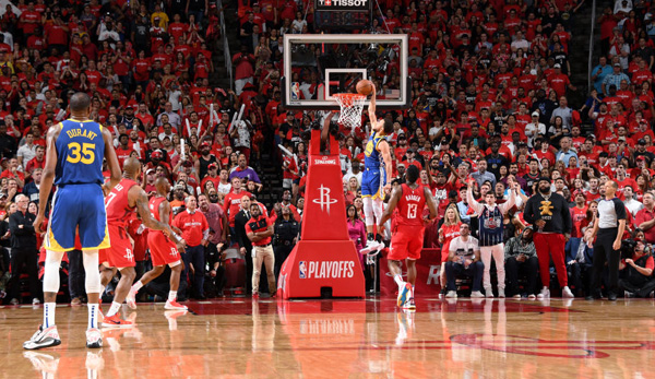 Stephen Curry erwischte gegen die Houston Rockets einen gebrauchten Tag.