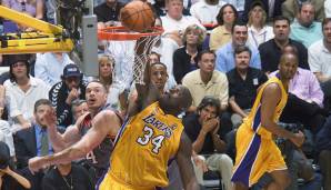 Platz 5: SHAQUILLE O'NEAL (1992-2011) - 28,8 Punkte pro Spiel in 30 Finals-Spielen - Teams: Magic, Lakers, Heat