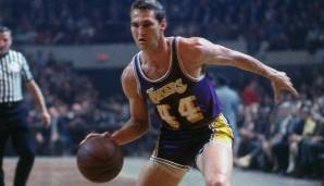 Platz 3: JERRY WEST (1960-1974) - 30,5 Punkte pro Spiel in 55 Finals-Spielen - Team: Lakers