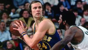 Platz 1: RICK BARRY (1965-1967, 1972-1980) - 36,3 Punkte pro Spiel in 10 Finals-Spielen - Team: Warriors