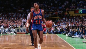 Platz 22: ISIAH THOMAS (1981-1994) - 29,0 Prozent bei 1.373 Versuchen - Team: Pistons.