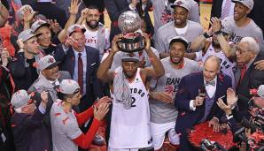 Toronto Raptors: Kommt die Larry O'Brien Trophy erstmals nach Kanada? Vor dem diesjährigen Finals-Einzug standen die Raptors überhaupt erst einmal in den Eastern Conference Finals!