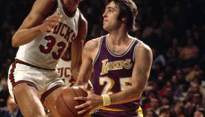 Platz 19: Gail Goodrich (Los Angeles Lakers) in der Saison 1971/72 - 89,8 Prozent von der Linie (97/108 FT).