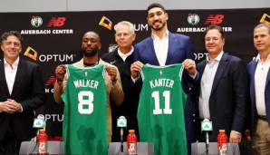Enes Kanter und Kemba Walker waren die beiden wichtigsten Neuzugänge der Celtics in diesem Sommer