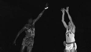 PLATZ 7: Johnny Green (Knicks, Baltimore Bullets, Sixers, Royals und Kings, von 1959 bis 1973) - 12 Spiele
