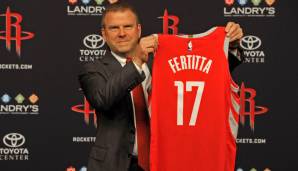 Houston Rockets: Im September 2017 kaufte Tilman Fertitta die Rockets für 2,2 Milliarden Dollar. Der bisherige Rekord – bis Tsai den Kauf der Nets endgültig finalisiert.