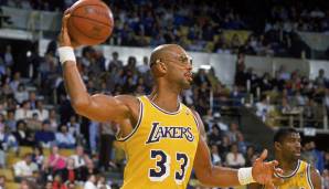 Platz 11: Los Angeles Lakers mit 147 Punkten gegen die Phoenix Suns in Spiel 2 der ersten Runde 1985 - Ergebnis: 147:130 - Topscorer: Kareem Abdul-Jabbar (24).