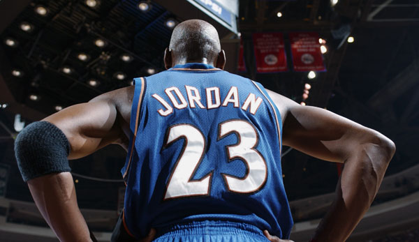 Michael Jordan trug auch bei den Washington Wizards die legendäre Nr. 23.