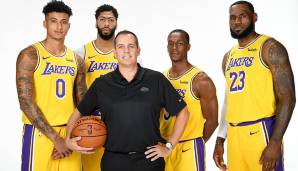 Zu Beginn präsentieren wir stolz die neue Big Four der Lakers. Genau, Kuzma und Rondo müssen hier erwähnt werden. Erstaunlich, dass der Kollege Kuzma nun wieder von der Färbung seiner Haare absieht. Definitiv berichtenswert.