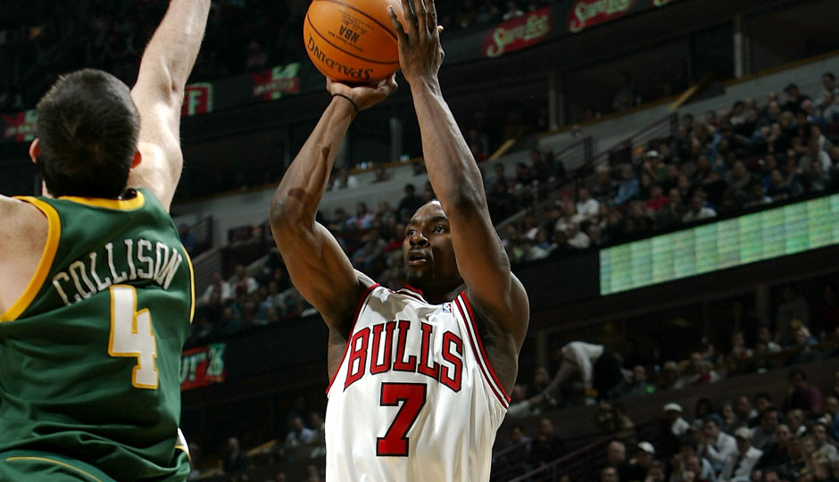 Platz 20: Ben Gordon (Chicago Bulls, Saison 04/05) - 134 Dreier in 82 Spielen (40,5 Prozent)