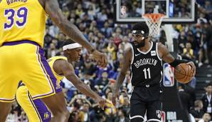 Kyrie Irving fehlt den Nets in der zweiten Partie der Global Games gegen die Lakers.