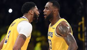 LeBron James und Anthony Davis sind die Superstars der Los Angeles Lakers.