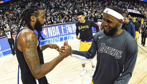 Das erste Spiel in China zwischen den Lakers und Nets ging knapp an Broklyn. Gelingt LeBron James und Co. heute die Revanche?