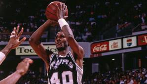 Platz 6: Willie Anderson (San Antonio Spurs): 30 Punkte gegen die Los Angeles Lakers im Jahr 1988.