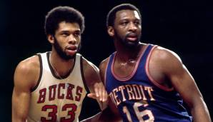 Platz 9: Lew Alcindor aka Kareem Abdul-Jabbar (Milwaukee Bucks): 29 Punkte gegen die Detroit Pistons im Jahr 1969.