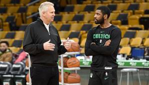 Celtics-GM Danny Ainge hat Kyrie Irving nach der enttäuschenden vergangenen Saison in Schutz genommen.