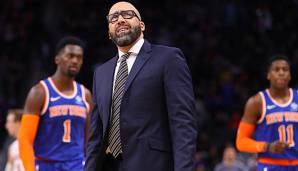 Head Coach David Fizdale könnte bei den New York Knicks auf dem Abstellgleis stehen.