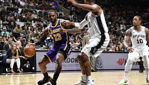 Die Los Angeles Lakers haben auch die San Antonio Spurs geschlagen.