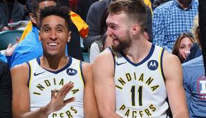 Platz 8: Indiana Pacers - Net-Rating: 4,6 (Offensiv-Rating: 106,9 - Defensiv-Rating: 102,3)