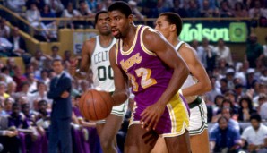 Platz 20: Magic Johnson (Los Angeles Lakers) - 22 Jahre und 228 Tage - Platz 11 im MVP-Voting von 1981.