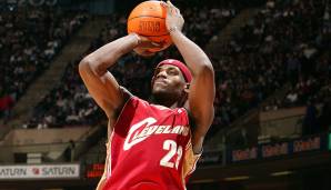 Platz 1: LeBron James (Cleveland Cavaliers) - 19 Jahre und 105 Tage - Platz 9 im MVP-Voting von 2004.