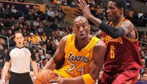 Platz 1: MANNY HARRIS (Cleveland Cavaliers): -57 bei der 57:112-Niederlage gegen die Los Angeles Lakers am 11. Januar 2011.