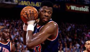 Platz 2: Patrick Ewing (New York Knicks): 20,5 Mio. – Stats: 20,8 Punkte, 10,2 Rebounds, 2,2 Blocks (50,4 Prozent FG).