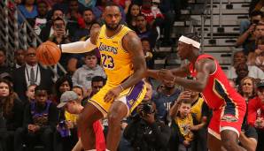 FIRST TEAM: LeBron James (Forward, Los Angeles Lakers) - 35 Punkte - Stats 2019/20: 25,8 Punkte, 7,3 Rebounds, 11 Assists.