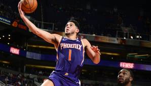 PLATZ 22: Devin Booker (Phoenix Suns) - Usage Rate: 28,4 Prozent. True Shooting Percentage: 62,3 Prozent.