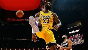 LeBron James führt die Lakers gemeinsam mit Anthony Davis zur aktuell besten Bilanz in der Western Conference.