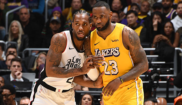 Kawhi Leonard legte gegen die Lakers 35 Punkte auf und übertrumpfte damit LeBron James.