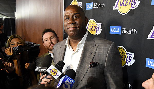 Magic Johnson trat zum Ende der vergangenen Saison überraschend von seinem Posten als Teampräsident der Lakers zurück.