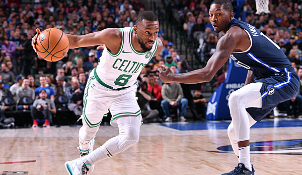 Kemba Walker hat die Boston Celtics zum Sieg über die Dallas Mavericks geführt.
