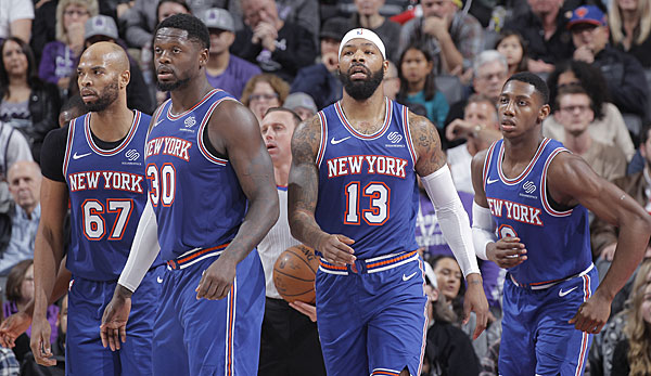 Mehrere Spieler der New York Knicks wollen wohl weg.