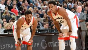 Platz 30: Toronto Raptors in der Saison 2017/18 - Offensiv-Rating von 113,8 - Bilanz: 59-23, Aus in den Conference Semifinals gegen die Cleveland Cavaliers (0-4).
