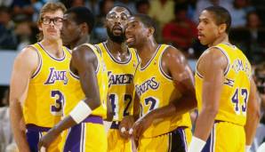 Platz 26: Los Angeles Lakers in der Saison 1989/90 - Offensiv-Rating von 114,0 - Bilanz: 63-19, Aus in den Conference Semifinals gegen die Phoenix Suns (1-4).