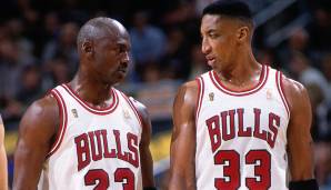 Platz 21: Chicago Bulls in der Saison 1996/97 - Offensiv-Rating von 114,4 - Bilanz: 69-13, NBA CHAMPION (4-2 gegen die Utah Jazz).