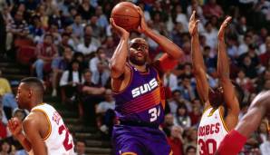 Platz 18: Phoenix Suns in der Saison 1994/95 - Offensiv-Rating von 114,5 - Bilanz: 59-23, Aus in den Conference Semifinals gegen die Houston Rockets (3-4).