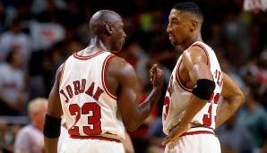 Platz 9: Chicago Bulls in der Saison 1995/96 - Offensiv-Rating von 115,2 - Bilanz: 72-10, NBA CHAMPION (4-2 gegen die Seattle SuperSonics).