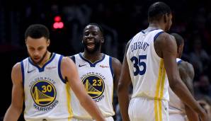 Platz 2: Golden State Warriors in der Saison 2018/19 - Offensiv-Rating von 115,9 - Bilanz: 57-25, Niederlage in den NBA Finals gegen die Toronto Raptors (2-4).