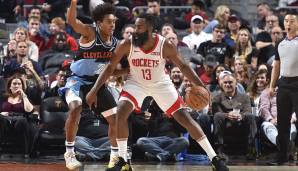 Platz 4: James Harden (Houston Rockets) - 55 Punkte (20/34 FG, 10/18 Dreier) am 11. Dezember 2019 bei den Cleveland Cavaliers.
